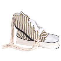 Sneaker Bag (brown, striped)