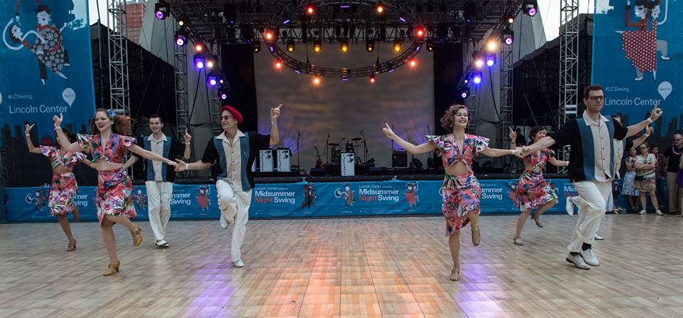 The Rhythm Stompers at Midsummer Night Swing 2015