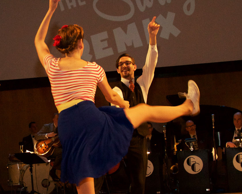 Adrienne & Rafal during Rhythm Stompers show