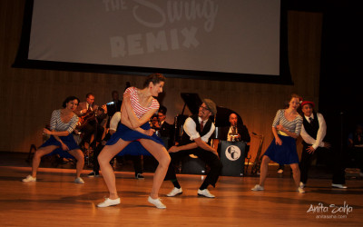 Rhythm Stompers routine LIVE with Band