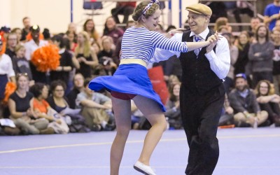 Lindy Hop dance couple