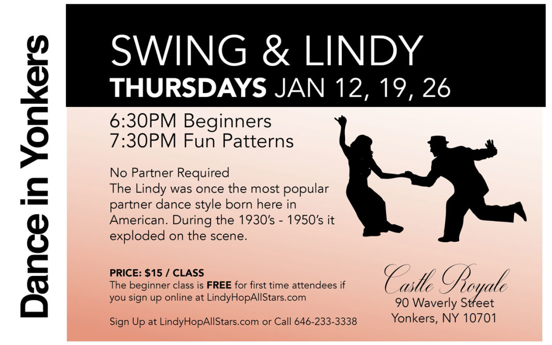 Swing & Lindy Classes in January